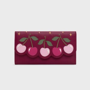 BILLETERA LARGA LUCKY CHERRIES MORA