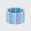 BRAZALETE ROMA LILA VERDE AGUA