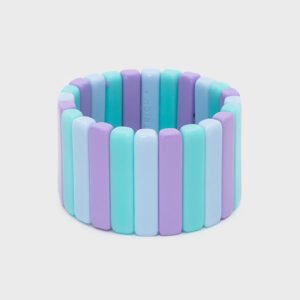 BRAZALETE ROMA LILA VERDE AGUA