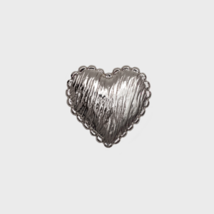 HEBILLA | CORAZÓN CATHERINE PLATEADO