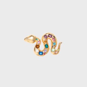 HEBILLA | SERPIENTE CRISTAL DORADO