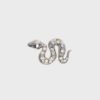 HEBILLA | SERPIENTE CRISTAL PLATEADO