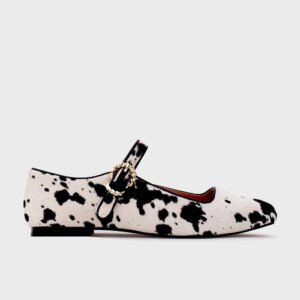 MALIKA FLAT HUESO NEGRO