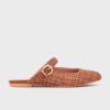 KENZA MULE FLAT OCRE
