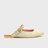 KENZA MULE FLAT VERDE