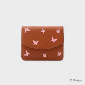 MONEDERO WILDWOOD HEART BUTTERFLIES MARRÓN