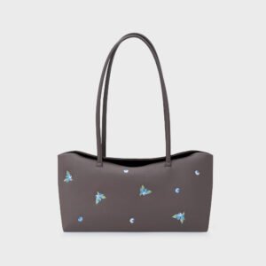 NINETTE BLUEBERRY LONG BAG MARRÓN