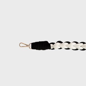 SHOULDER STRAP MILA HUESO NEGRO