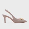 STRAWBERRY PUMP SLINGBACK CAFÉ