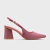 SUNDAE PUMP LEMON SLINGBACK ROSA OSCURO