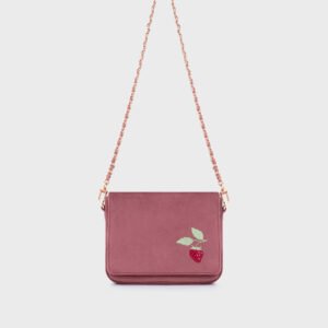 SUNDAE STRAWBERRY MINI BAG ROSA OSCURO