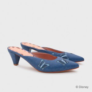 WILDWOOD HEART BUTTERFLIES MIDI CELESTE